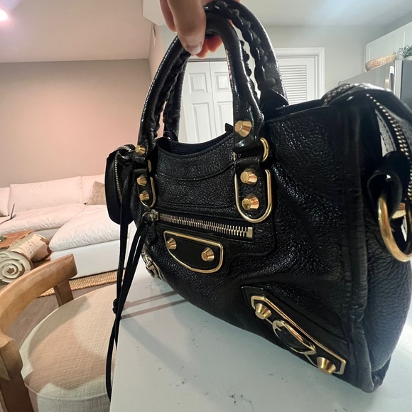 Balenciaga Motocross Metallic Edge Mini City Bag - Picture 5 of 7